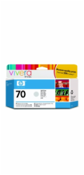 HP 70 Light Grey DJ Ink Cart, 130 ml, C9451A