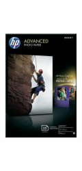 HP Advanced Glossy Photo Paper - Lesklý - 100 x 150 mm - 250 g/m? - 25 listy fotografický papír - pro ENVY Inspire 7255, 79XX; Officejet 80XX; Photosmart B110; Smart Tank Plus 55X
