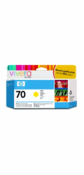 HP 70 Yellow DJ Ink Cart, 130 ml, C9454A