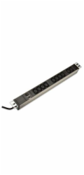 Digitus DN-95404 DIGITUS 19" PDU, 1U hliník, C14 -> 10x C13, 10A, jistič