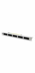 Digitus CAT 3 ISDN Patchpanel, ungeschirmt, 50 Port (grau, 1 HE)