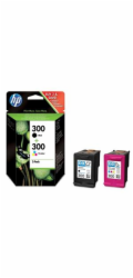 CN637EE HP kombinované balenie čiernej a trojfarebnej kazety #300