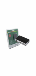 Digitus USB 2.0 hub, Vysokorychlostní rozbočovač 4-porty, černý, vč. napájecího zdroje