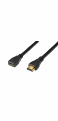 Digitus Assmann AK-330201-020-S ASSMANN HDMI High Speed extension cable type A M F 2.0m w Ethernet Ultra HD 24p gold bl