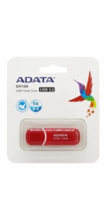 ADATA Flash Disk 32GB UV150, USB 3.1 Dash Drive (R:90/W:20 MB/s) červená