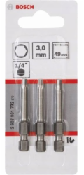 Bosch Bit imbus 3 eh, 49mm, 3ks