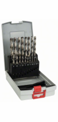 Bosch sada vrtaku do kovu HSS-G s boxem 19-dilna 1,0-10,0 mm
