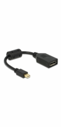 DeLOCK Adapterkabel Mini DisplayPort > DisplayPort 1.4, 8K (schwarz, 15cm)