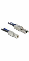 Delock - Externí kabel SAS - SAS 6Gbit/s - 26 pinů 4x Shielded Mini MultiLane SAS (SFF-8088) (M) do 36kolíkový 4x stíněný konektor Mini MultiLane (M) - 2 m