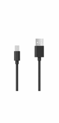 Aligator Datový kabel s prodlouženým microUSB konektorem, 2A, černý