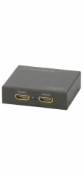 Digitus 4K HDMI Rozbočovač 1x2,, podporuje audio, DSD audio, HD Audio,  černý