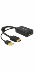 Delock - Nástroj pro převod videa - HDMI - DisplayPort - černá - maloobchod