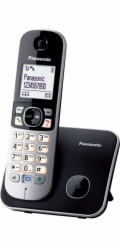 Stolní telefon Panasonic KX-TG6811PDB černo-stříbrný
