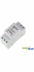 Maclean Timer pro DIN lištu GB104 GreenBlue 16 programů (GB104)
