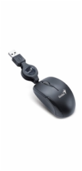 GENIUS Micro Traveler V2/ drátová/ 1200 dpi/ USB/ černá