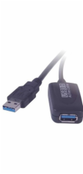 PremiumCord USB 3.0 repeater a prodlužovací kabel A/M-A/F 20m