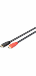 Digitus Assmann AK-330118-200-S Digitus propojovací kabel s Aktivním zesílením HDMI High Speed Ethernet Ultra HD 24p, 20M