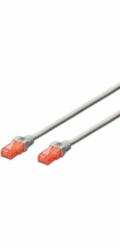 Digitus Patch Cable, CAT 6 UTP, AWG 26, měď, šedý 3m