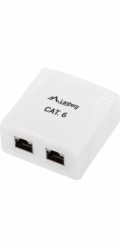 Lanberg SURFACE SOCKET CAT.6 (OS6-0002-W)
