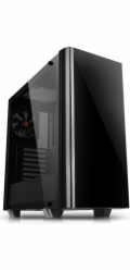 Obudowa View 21 Tempered Glass - Czarna