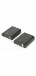 Digitus DS-55202 DIGITUS HDMI KVM Extender, 120 m, Full HD, 1080p přes síťový kabel (Cat 5, 5E, 6),