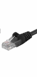 PremiumCord Patch kabel UTP RJ45-RJ45 CAT6 0.25m černá