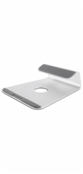 Neomounts NSLS025 - Stojan - pro notebook (počítač) - leštěný hliník - stříbrná - velikost obrazovky: 10"-17" - na stůl