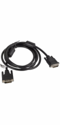 Lanberg CA-DVID-10CC-0030-BK Dvi-D (24+1Pol) Stecker auf Dvi-D (24+1Pol) Stecker Dual Link Kabel  3m schwarz DVI cable Black