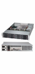 SUPERMICRO CSE-826BE1C-R920LPB SUPERMICRO 2U chassis 12x 3,5" HS SAS/SATA (12G Expander 1x SFF 8643) + volitelný 2x 2,5", 2x920W (80PLUS Platinum)