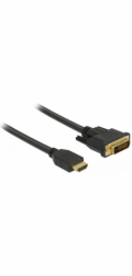 Delock Kabel HDMI na DVI 24+1 obousměrný 0,5 m