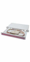 Digitus LWL Spleißbox, 1HE, bestückt, 24x SC DX, OM4