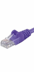 PremiumCord Patch kabel UTP RJ45-RJ45 CAT6 0.5m fialová