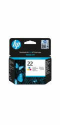 HP 22 Tri-color Ink Cart, 5 ml, C9352AE (165 pages)