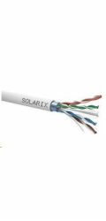Kabel Solarix FTP Cat6 drát 500m PVC