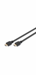 Digitus HDMI Ultra High Speed Anschlusskabel, mit Ethernet, UHD 8K (schwarz, 1 Meter)