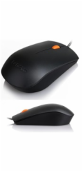 Lenovo 300/Kancelářská/Optická/1 600 DPI/Drátová USB/Černá