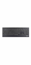 RAPOO klávesnice E9500M Multi-mode Wireless Ultra-slim Keyboard Black