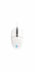Logitech herní myš G102 LIGHTSYNC/ optická/ 6 tlačítek/ 8000dpi/ USB/ bílá