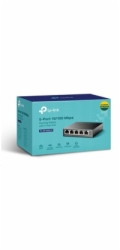 TP-Link switch TL-SF1005LP (5x100Mb/s, 4xPoE, 41W, fanless)