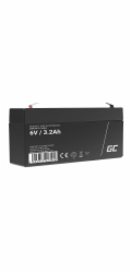 Green Cell AGM VRLA 6V 3.2Ah maintenance-free battery for the alarm system, cash register, toys