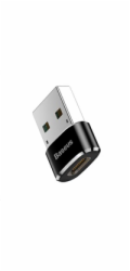 Baseus adaptér USB samec na USB-C samice 3A, černá