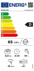 Whirlpool FFL 6238W EE Pračka předem plněná