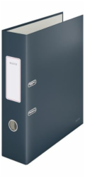 LEITZ Pákový pořadač 180°  Cosy hebký A4 80 mm sametová šedá