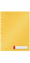 LEITZ Desky velkokapacitní  Cosy A4, neprůhledný PP, 3 ks, teplá žlutá