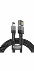 Baseus CALKLF-HG1 Cafule Kabel USB to Lightning Double Sided 1.5A 2m Grey/Black