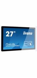 27" iiyama TF2738MSC-B2: IPS, FullHD, capacitive, 10P, 500cd/m2, DP, HDMI, DVI, 16/7, IP1X, černý