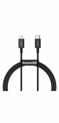 Baseus CATLYS-A01 Superior Fast Charging Datový Kabel USB-C to Lightning  20W 1m Black