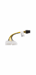 LANBERG HDD 2x Molex (M / F) 3 PIN na BTX 6 PIN PSU kabel 15cm CA-HD6P-10CU-0015 LANBERG HDD 2x Molex (M / F) 3 PIN na BTX 6 PIN PSU kabel 15cm