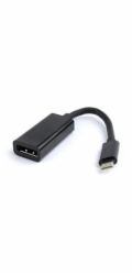 Gembird adaptér USB-C (M)  na DisplayPort (F), 0.15m kábel, čierny