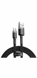 Baseus USB-A - USB-C USB kabel 2 m Černošedý (CATKLF-CG1)